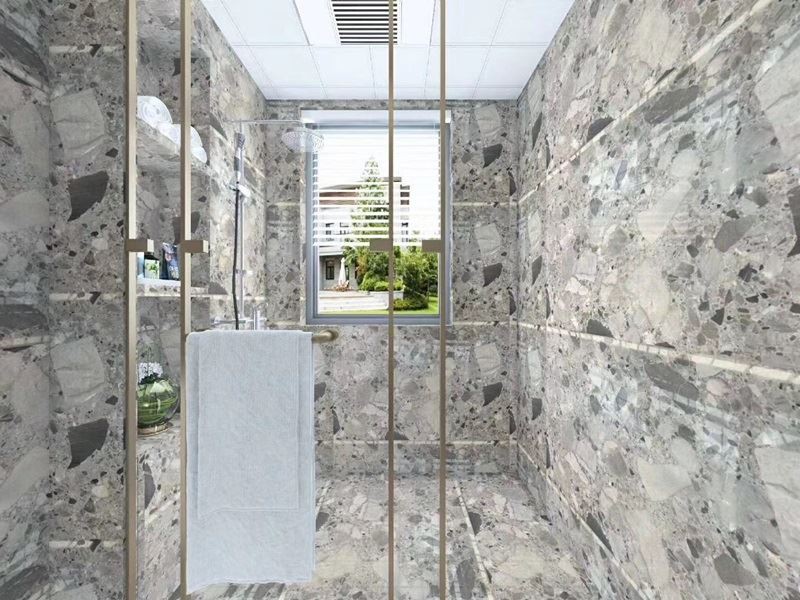 Bathroom Breccia Deja Marble wall tiles