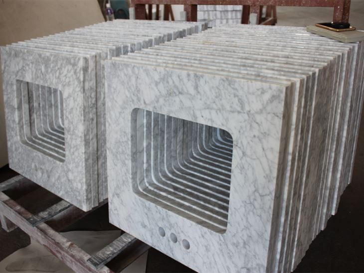 Customize Blan Marble Stone kwafeuz Top