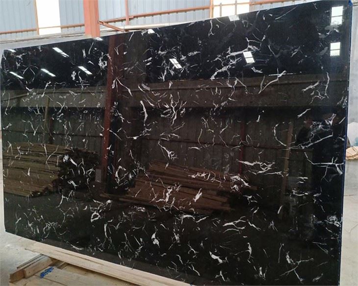 Black Ice Marble Slabs
