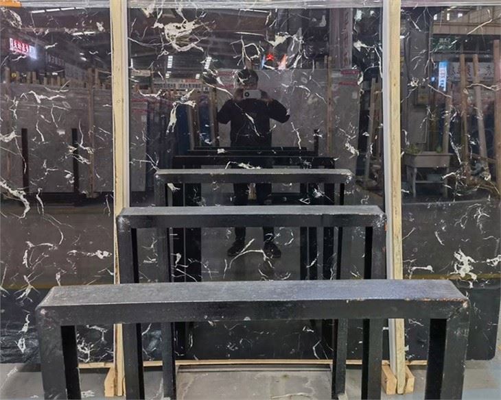 Black Ice Marble Slabs