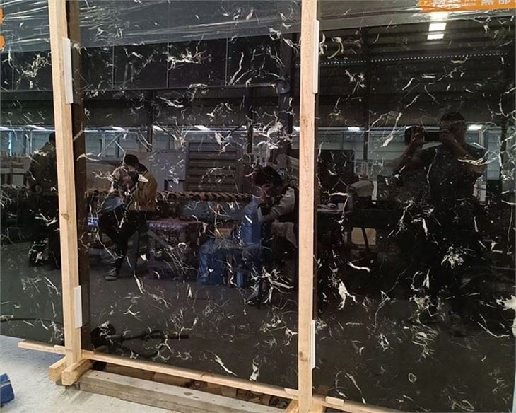 Black Ice Marble Slabs