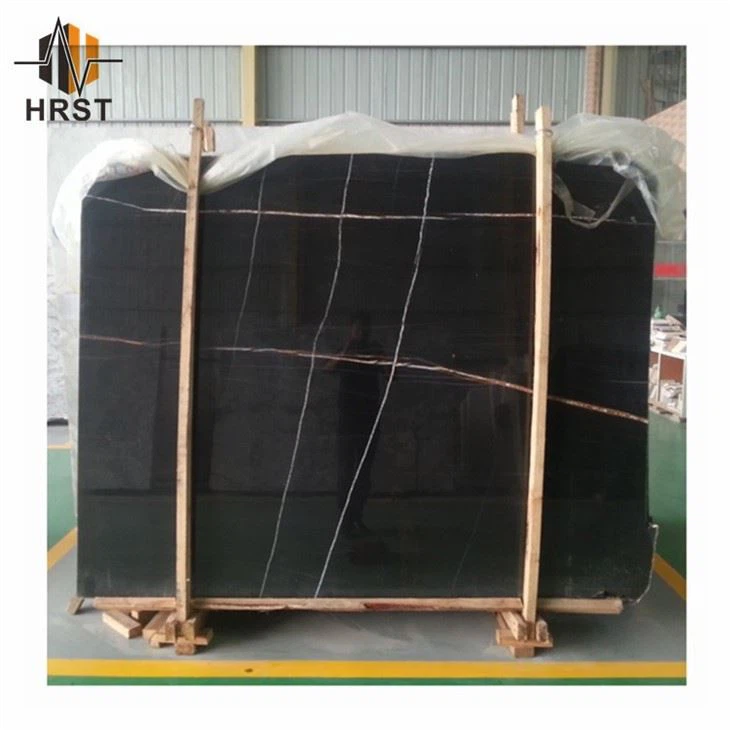 Marbre Noir Sahara Marmo Nero Tunisi Slabs