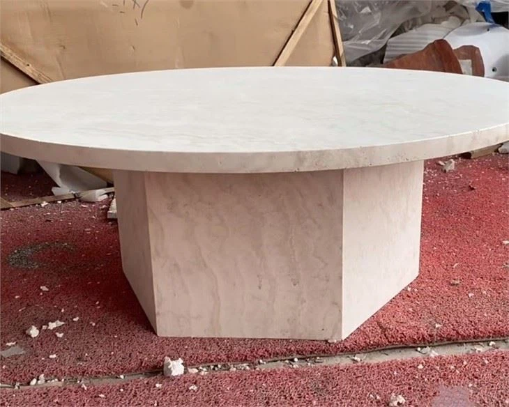 Natural Travertine Coffee Table