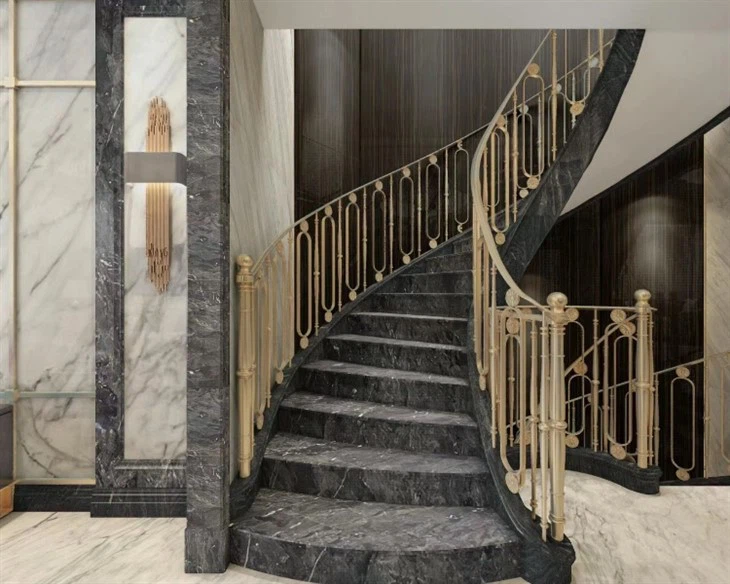 Cartier Grey Marble stair